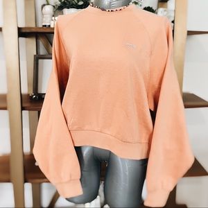 Levi's Cropped Creamy Orange Cropped Sweater NWOT